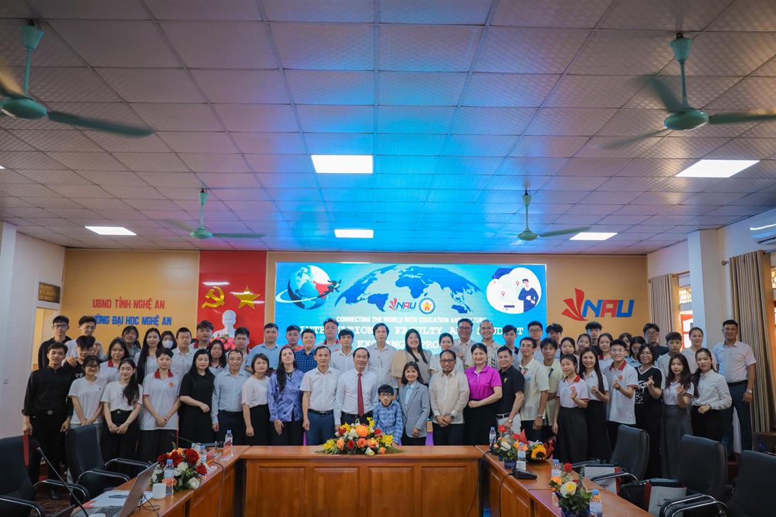 Trường Đại học Nghệ An đón tiếp và giao lưu với Trường Đại học KH&CN Nueva Ecija (NUEST), Philippines.