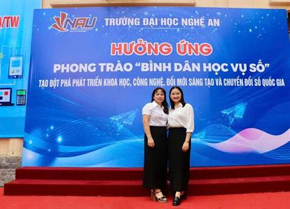 Trung tâm bồi dưỡng Nhà giáo và Cán bộ quản lý giáo dục – trường Đại học Nghệ an hưởng ứng phong trào ” Bình dân học vụ số”.