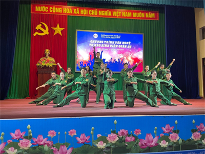 Chương trình văn nghệ “Tự hào sinh viên quân sự”