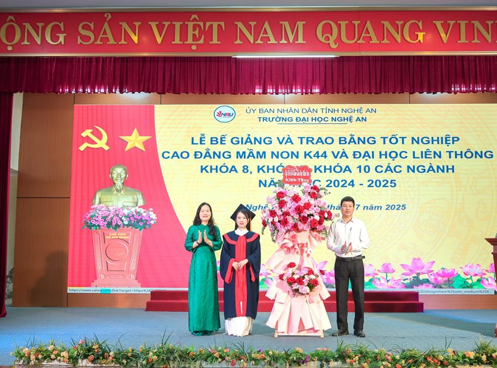 Lễ tốt nghiệp – Khoảnh khắc trưởng thành của tân cử nhân NAU