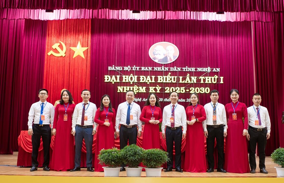 Chúc mừng thành công Đại hội Đảng bộ UBND tỉnh Nghệ An lần thứ I, nhiệm kỳ 2025 – 2030