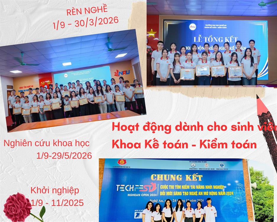 Hoạt động đổi mới sáng tạo, nghiên cứu khoa học dành cho sinh viên năm học 2025 – 2026