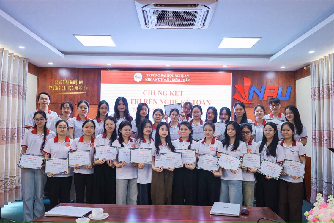 Chung kết hội thi rèn nghề năm học 2025 – 2026 khoa Kế toán – Kiểm toán