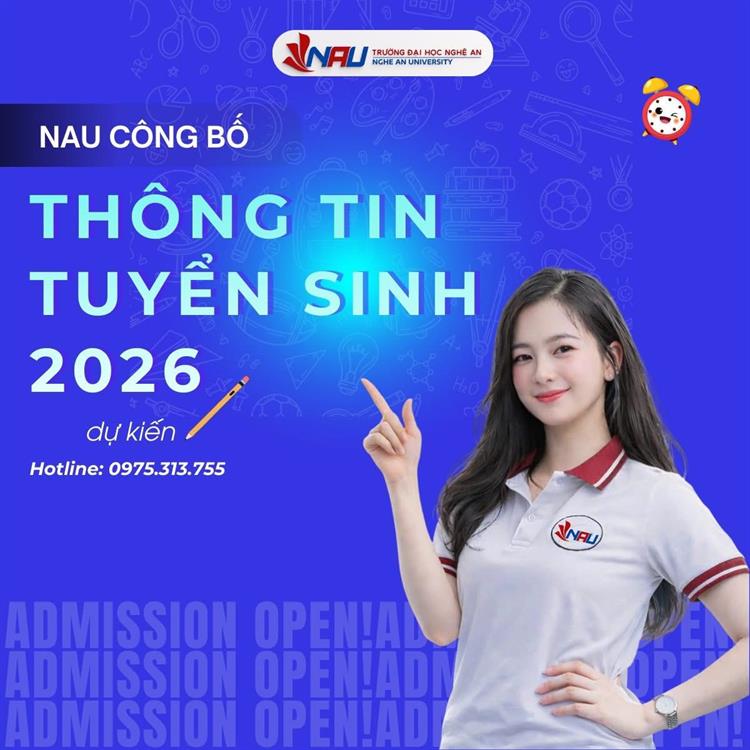 Công bố thông tin tuyển sinh 2026 (Dự kiến) – Thêm cơ hội, vững tương lai
