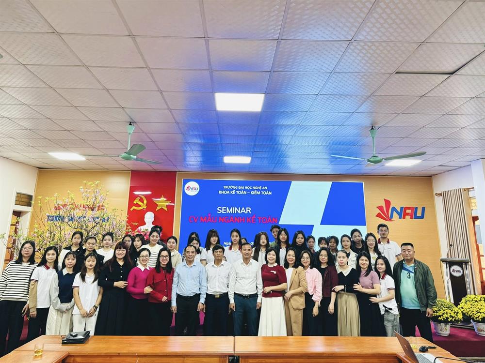 Semina khoa Kế toán – Kiểm toán: Xây dựng mẫu CV chuẩn ngành Kế toán