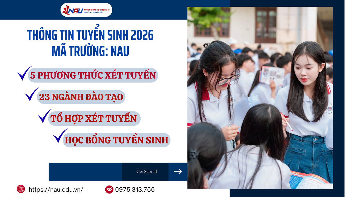 Nghe An University Announces 2026 Admissions Information – Diverse Majors, Open Opportunities