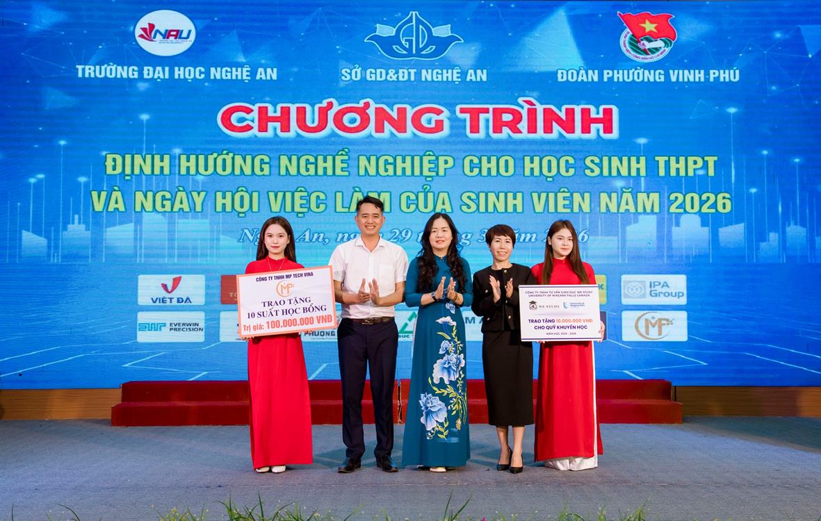 Việc làm không chờ tốt nghiệp – NAU chủ động kết nối, Đồng hành cùng sinh viên đến tương lai