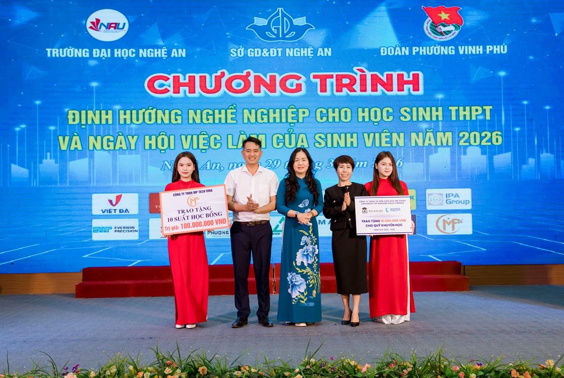 Việc làm không chờ tốt nghiệp – NAU chủ động kết nối, Đồng hành cùng sinh viên đến tương lai