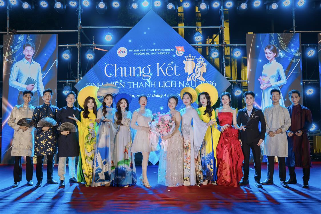 DẤU ẤN ĐÊM CHUNG KẾT CUỘC THI “SINH VIÊN THANH LỊCH NAU 2026”