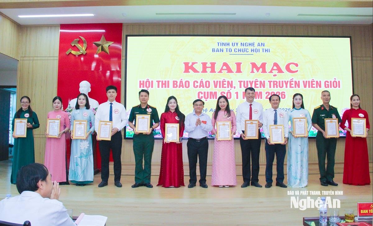 Giảng viên Khoa Khoa học Cơ bản đại diện NAU tham dự Hội thi Báo cáo viên, Tuyên truyền viên giỏi năm 2026: Lan tỏa trách nhiệm và bản lĩnh người giảng viên