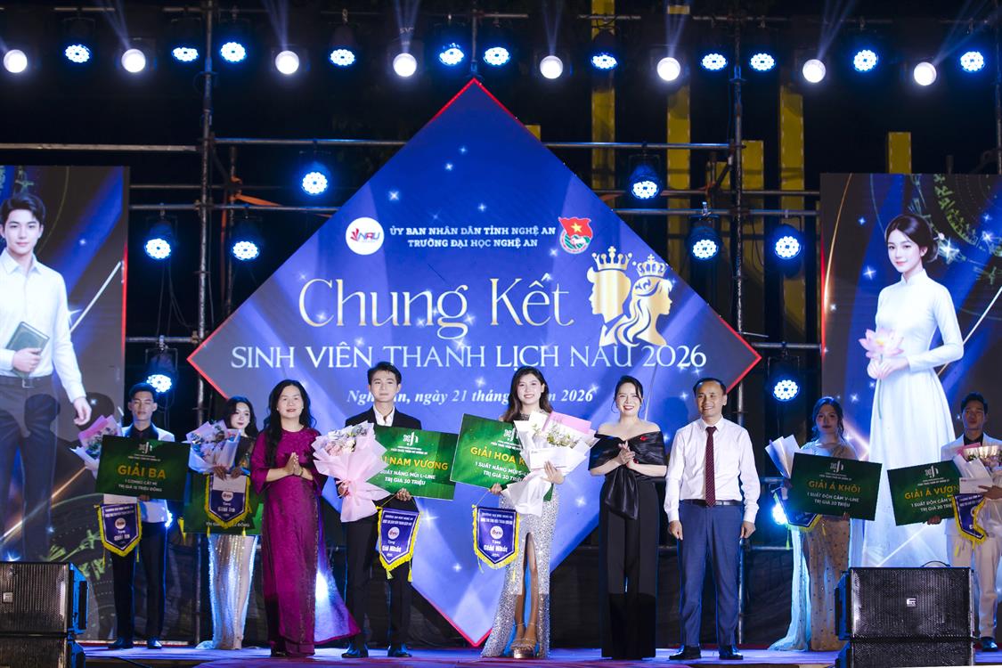 GỌI TÊN NHỮNG NGÔI SAO TỎA SÁNG – CHUNG KẾT “SINH VIÊN THANH LỊCH NAU 2026”