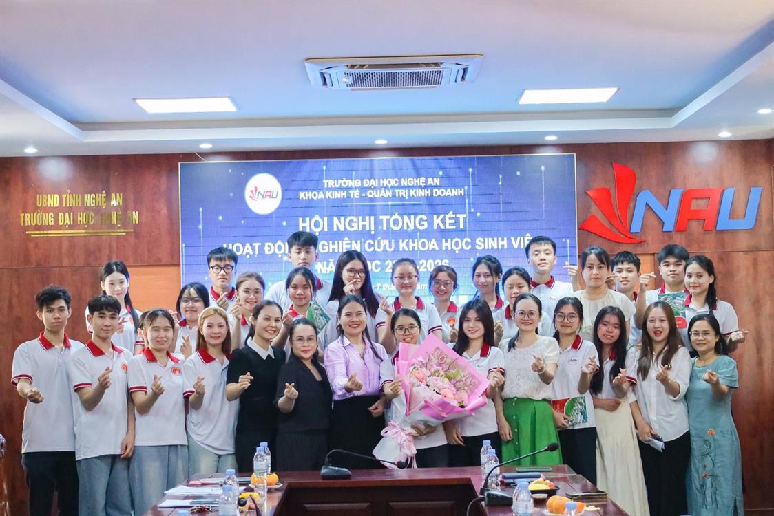 LAN TỎA TINH THẦN NGHIÊN CỨU KHOA HỌC TRONG SINH VIÊN KHOA KINH TẾ – QUẢN TRỊ KINH DOANH