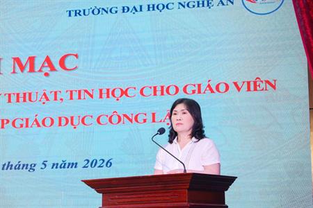 TRUNG TÂM BDNG&CBQLGD BỒI DƯỠNG CHUYÊN MÔN CHO 400 GIÁO VIÊN TRÊN ĐỊA BÀN TỈNH NGHỆ AN