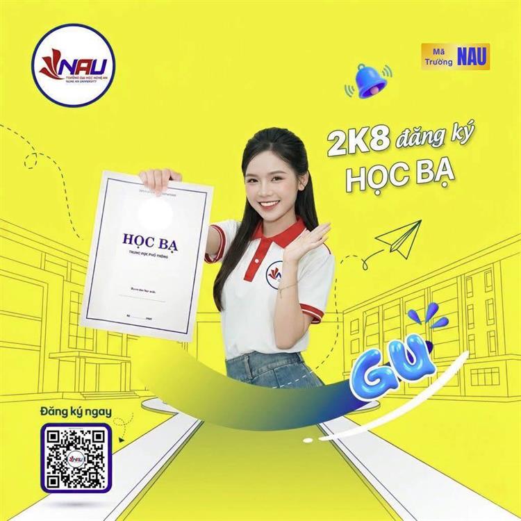 Phương thức xét tuyển học bạ THPT tại trường Đại học Nghệ An