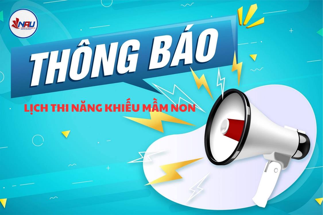 Thông báo về việc thi năng khiếu xét tuyển đầu vào ngành Cao đẳng Mầm non hệ chính quy năm 2026