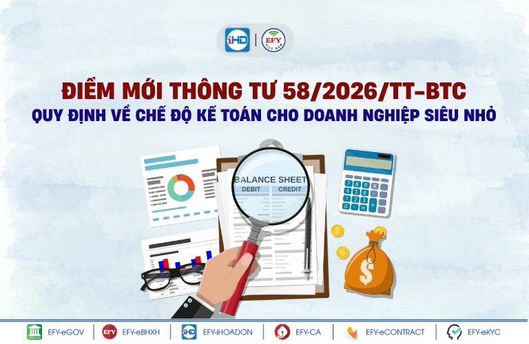 Chế độ kế toán Doanh nghiệp siêu nhỏ theo Thông tư 58/2026/TT-BTC