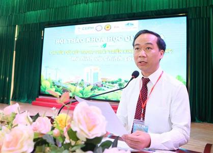 TRƯỜNG ĐẠI HỌC NGHỆ AN ĐỒNG TỔ CHỨC HỘI THẢO KHOA HỌC QUỐC GIA: ĐỊNH HÌNH CHIẾN LƯỢC CHUYỂN ĐỔI KÉP VÌ MỘT NỀN KINH TẾ BỀN VỮNG