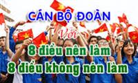 8 điều cán bộ đoàn nên làm và không nên làm.