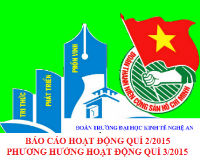 Báo cáo kết quả hoạt động quí 2/2015; Phương hướng hoạt động chủ yếu quí 3/2015