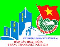 Báo cáo kết quả thực hiện các hoạt động Tháng thanh niên năm 2015