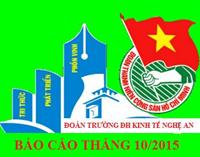 Báo cáo tóm tắt những hoạt động trong Công tác đoàn và phong trào thanh niên tháng 10/2015 và phương hướng chủ yếu tháng 11/2015