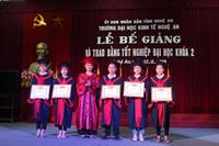 Bế giảng và trao bằng tốt nghiệp cho sinh viên Đại học khóa 2 hệ chính quy