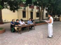 Chương trình học thuật cấp tổ “Phương pháp giảng dạy bài căn bản công pháp 36 động tác võ cổ truyền việt nam” của tổ GDTC– QPAN
