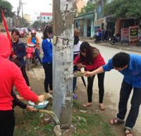 Đoàn trường ĐH Kinh tế Nghệ An: Hưởng ứng Giờ trái đất năm 2016 với chủ đề “Không gian xanh của chúng ta”.
