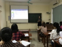 Dự giờ cấp tổ kết hợp công đoàn cô Đào Thị Nha Trang Tổ Tin học
