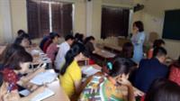 Giờ giảng mẫu “Áp dụng kỹ thuật dạy học tích cực” Cô giáo ThS Đào Thị Nha Trang tổ Tin học