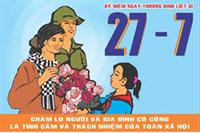 Kế hoạch tổ chức các hoạt động  Kỷ niệm 68 năm ngày thương binh, liệt sỹ (27/7/1947 – 27/7/2015)