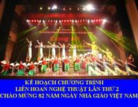 Kế hoạch tổ chức chương trình Liên hoan nghệ thuật lần thứ 2