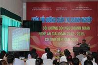 Khai giảng khóa Bồi dưỡng doanh nhân cho đội ngũ doanh nhân Hội Cựu chiến binh tỉnh Nghệ An