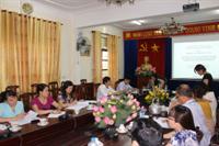 Khoa Lý luận Chính trị hoàn thành nghiệm thu đề tài khoa học cấp cơ sở.