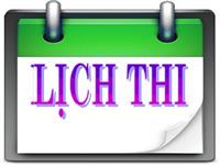 LỊCH THI HỌC KỲ 1 ĐẠI HỌC KHÓA 6 (LẦN 2 – H)