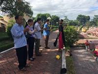 Lãnh đạo Nhà trường và đại diện các đoàn thể viếng các anh hùng, liệt sỹ nhân dịp 72 năm ngày thương binh, liệt sỹ (27/7/1947 – 27/7/2019)