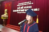 Lễ Bế giảng và trao bằng tốt nghiệp cho sinh viên ĐHLT Khóa 2