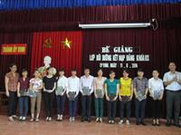 Lễ bế giảng lớp Bồi dưỡng kết nạp Đảng Khóa VIII năm 2014