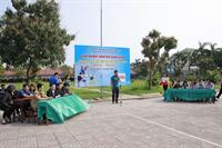 Liên chi đoàn khhoa Kế toán phân tích phối hợp với Đoàn trưởng tổ chức giải bóng chuyền HSSV năm học 2017- 2018