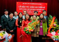 Giảng viên Khoa Lý luận chính trị bảo vệ thành công Luận án Tiến sỹ tại Học viện Chính trị quốc gia Hồ Chí Minh.