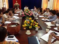Nhà trường họp giao ban thường kỳ tháng 10 năm 2014