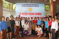 Phụng dưỡng mẹ Việt Nam anh hùng Nguyễh Thị Hoè