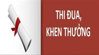Quyết định và danh sách các tập thể và cá nhân được khen thưởng về năm học 2017 – 2018