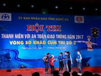 SINH VIÊN ĐẠI HỌC KINH TẾ NGHỆ AN: HƯỞNG ỨNG CUỘC THI “THANH NIÊN VỚI VĂN HÓA GIAO THÔNG”