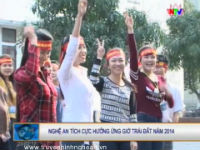 Sinh viên Trường Đại học Kinh tế Nghệ An hưởng ứng giờ trái đất 2014