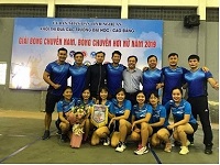 TRƯỜNG ĐẠI HỌC KINH TẾ NGHỆ AN THAM DỰ GIẢI BÓNG CHUYỀN KHỐI THI ĐUA CÁC TRƯỜNG ĐẠI HỌC, CAO ĐẲNG TỈNH NGHỆ AN NĂM 2019