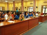 Tập huấn công tác Đoàn – Hội khối các trường Đại học, Cao đẳng trực thuộc năm 2015.