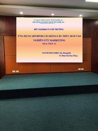 Th.sỹ Hoàng Hà bảo vệ thành công đề tài NCKH cấp trường năm 2019