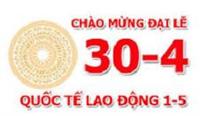 Thông báo nghỉ giỗ Tổ Hùng Vương; ngày lễ 30/4 và 1/5