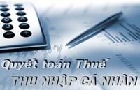 Thông báo về việc quyết toán thuế thu nhập cá nhân năm 2018